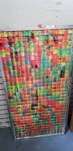 lot 73 image: 4 Black Light Wall Decorations