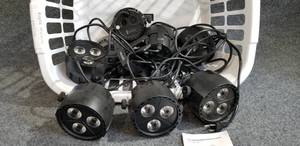 lot 101 image: 4 LED Par Lights