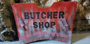 lot 217 image: Butcher Shop Sign