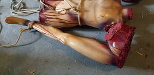 lot 276 image: Hanging Bloody Body Parts