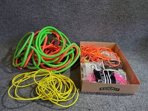 lot 143 image: Neon Blacklight Reactive Rope and Bungee Cords