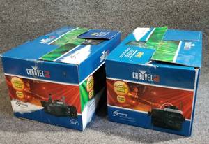 lot 32 image: (2) Chauvet Hurricane 1000 Fog Machines