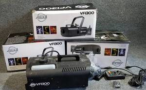 lot 33 image: (3) ADJ VF1300 Fog Machines