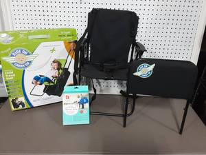 Never Used Ride-OnCarry-On Child Travel Set & Gate Check Travel Bag (Fits Car Seat Or Stroller)