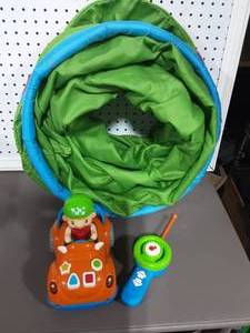 IKEA Collapsible Tunnel & V-Tech Remote Control Car