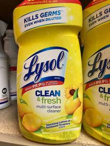lot 38 image: Lysol Multi-Surface Cleaner