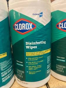 lot 57 image: Clorox Disinfecting Wipes