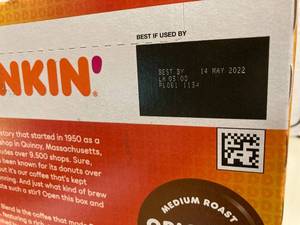 lot 82 image: Dunkin Donuts K-Cups