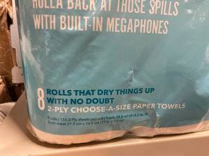 lot 106 image: Choose-A-Size Paper Towels