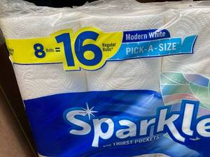 lot 8 image: Sparkle Paper Towels