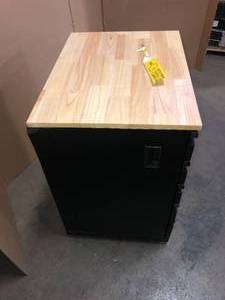 Husky Heavy Duty Welded 18-Gauge Steel 5-Drawer Garage Base Cabinet in Black (28 in. W x 32 in. H x 21.5 in. D) - has minor flaws