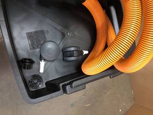 RIDGID 11 Gal. 6.5-Peak HP Smart Cart WetDry Shop Vacuum with Fine Dust Filter, Professional Hose and Accessories - No Wheels - Good Condition - Review all pictures