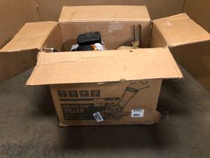 YARDMAX 11 in. x 21 in. 98 cc Front Tine Tiller - Complete - in working condition