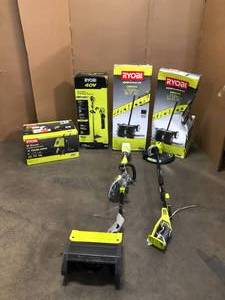 Mix Lot of Ryobi Tools - Not Checked - Review all pictures