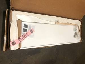 Prepac Wood Freestanding Garage Cabinet in White (32 in. W x 65 in. H x 20 in. D) - Good Condition - Review all pictures