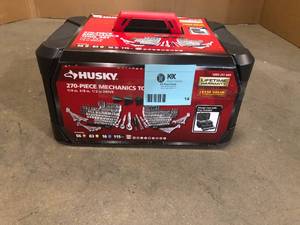 Husky Mechanics Tool Set (270-Piece) - Good Condition - Review all pictures