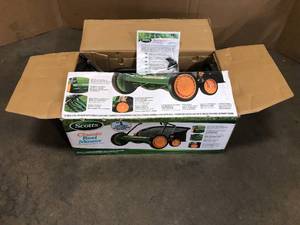 Scotts 20 in. Manual Walk Behind Reel Mower with Grass Catcher - Used - Review all pictures