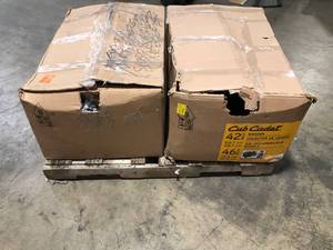 Lot of 2 Cub Cadet Original Equipment 42 in. and 46 in. Double Bagger for XT1 and XT2 Series Riding Lawn Mowers (2015 and After) - Complete - Review all pictures