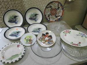 (RM4) Assorted Vintage Plates Bowls...