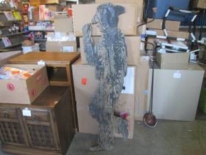 (EC1) Plywood Cowboy Silohouette Ne...