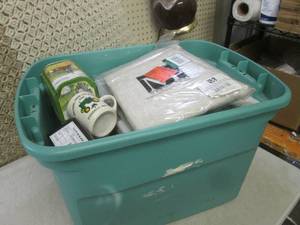 (G-1) Tote Full of Misc See Photos...