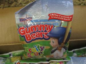(B-2) Box of 24 Bags Fruity Sour Gu...