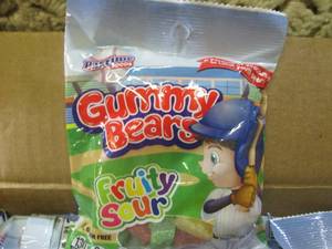 (B-2) Box of 24 Bags Fruity Sour Gu...