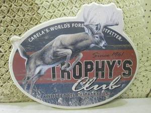 (FS) Trophys Club Deer Bar Sign 23...