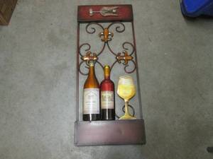 (FS) Metal Wine Theme Wall Decor 14...
