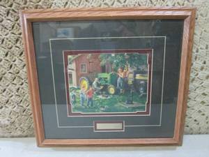 (D-1) Framed Charles Freitag  Old ...