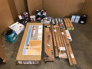 Mixed Lot of Assorted Lighting and Other Houseware accessories- Various Models - Review all pictures