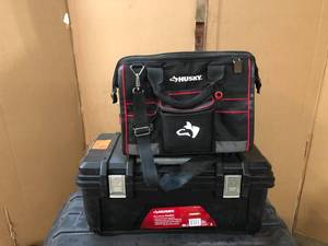 Mixed Lot of assorted Husky Storage Boxes -Varius Conditions - Review all pictures