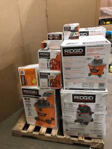 Mix Lot of assorted Ridgid Shop Vacs - Various models and Conditions - Review all pictures