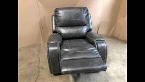 Steve Silver Keily Manual Swivel Glider Recliner Chair - Grey - Customer Return - Review all pictures