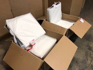 Uixe White Arm Chair Upholstered Lounge Chair (Set of 1)- Lot of 2 - Good Condition - Review all pictures