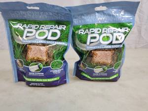 2 New Bags of Rapid Repair Pod - Targeted Lawn Spot Repair