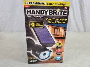 New Handy Brite Solar LED Spotlight