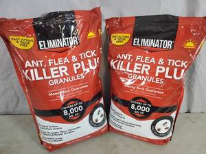 2 New Bags Tick, Flea, Ant Killer Granules