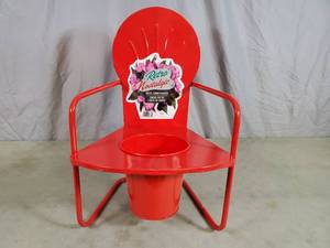 New Retro Nostalgic Metal Mini Chair Planter