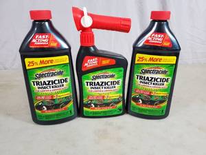3 New Bottles of Spectracide Triazicide Insect Killer