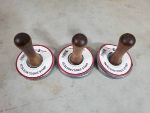 3 New Nordic Ware Heirloom Cookie Stamps