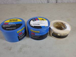 6 New Rolls of 3M Blue Painters Tape and 2 New Rolls of 3M Masking Tape