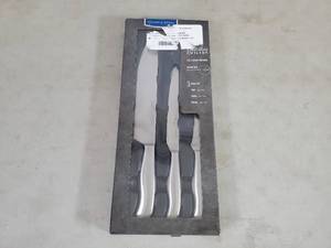 New Chicago Cutlery Insignia Steel 3 PIece Knife Set
