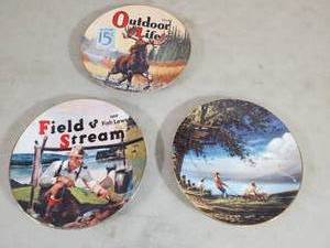 3 Assorted Collector Plates