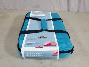 New Anchor Hocking 3 Qt Bake Dish, Tote, Lid Set