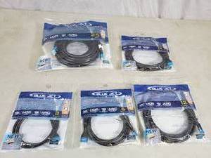 5 New HDMI Cords