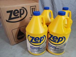 4 New Gallons of Zep All-Purpose Bathroom Disinfectant