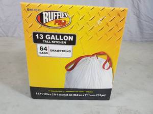 New Box of Tall Kitchen Garbage Bags