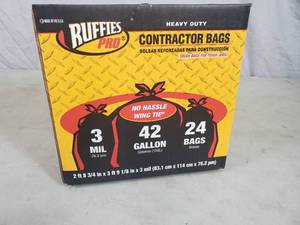 New Box of Heavy Duty Contractor Bags