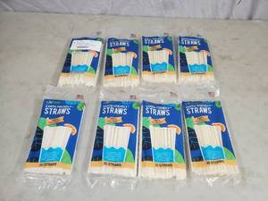400 New Earth Friendly Disposable Straws